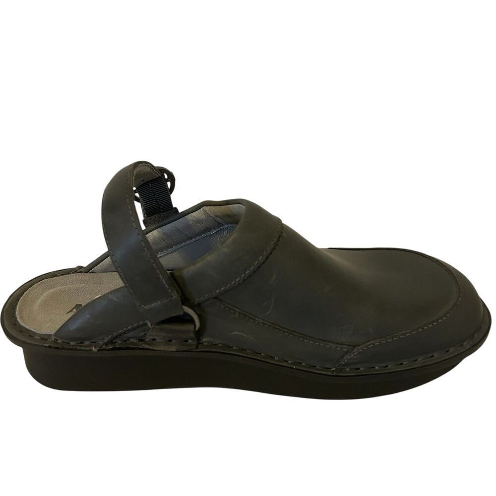 Alegria Clog Mule Gray Size 37 ‎ 6.5 Women’s  Comfort Shoes Preppy Boho Work